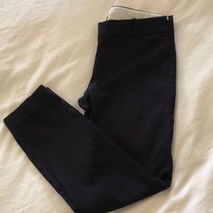 Flat front black pants